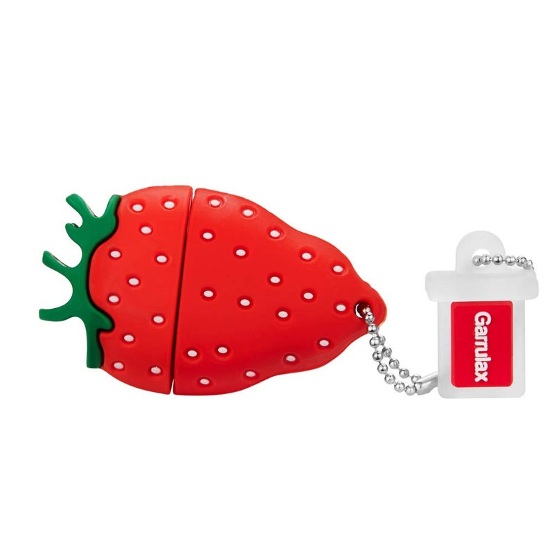 GARRULAX USB Flash Drive, 8GB / 16GB / 32GB Novelty Cute Cartoon USB Memory Stick Date Storage Pendrive Thumb Drives for Kids Children Collegue Student (32GB, Strawberry) - Image 1